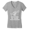 weapons of mass percussion Women's V-Neck T-Shirt