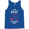 Our First Father's Day! Baby Girl Tank Top