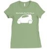 only smarties have the answer'   funny Ladies Fitted T-Shirt