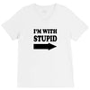 im with stupid t shirt t shirt funny t shirt cool tshirt funny shirt t V-Neck Tee