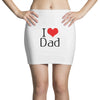 I LOVE DAD Mini Skirts