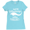 New Mommy 2018 Rokie Dept. Ladies Fitted T-Shirt