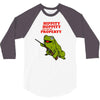 hippity hoppity get off my property 3/4 Sleeve Shirt