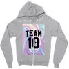 Holographic Team 10 Zipper Hoodie