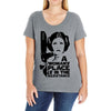 a woman's place is in the resistance Ladies Curvy T-Shirt