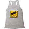 as seen on cctv chav rude,funny,cool,modern,fun Racerback Tank