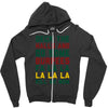 deck the halls and do some burpees Zipper Hoodie