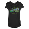 greetings from kakariko village Maternity Scoop Neck T-shirt