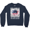 Veteran Don't Thank Me Thank My Brothers &amp; Sister Crewneck Sweatshirt