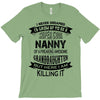 Super Cool Nanny Of A Freaking Awesome Granddaughter T-Shirt