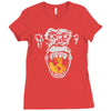 angry monkey jaune sure Ladies Fitted T-Shirt
