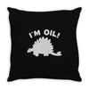 science dinosaur Throw Pillow