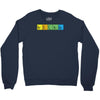 bazinga periodic table funny funny birthday present gift Crewneck Sweatshirt