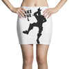 fortnite take the L black logo Mini Skirts