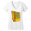 old school gaming king Women's V-Neck T-Shirt