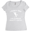 i don't trip Women's Triblend Scoop T-shirt