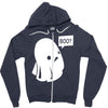 boo (2) Zipper Hoodie