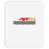 Fire Black Mousepad