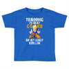 Training To Beat Goku Toddler T-shirt