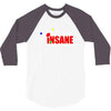 new i'm not insane 3/4 Sleeve Shirt