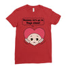 Mommy, Let's Go to Yoga Class! Ladies Fitted T-Shirt