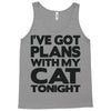 plans with my cats tonight Tank Top