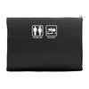 drifting   problem solved mens funny Accessory Pouches
