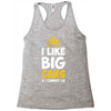i like big monster cars Racerback Tank