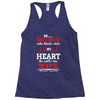 There's This Boy Who Stole My Heart He Calls Me Wife Racerback Tank