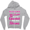 Grandma Was Created Because Need Real Heroes Zipper Hoodie