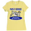papa s service Ladies Fitted T-Shirt