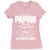 I'm Called Papaw Because I'm Way Too Cool To Be Called Grandfather Ladies Fitted T-Shirt