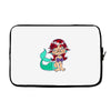 little ugly mermaid Laptop sleeve