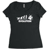 drummer evolution Women's Triblend Scoop T-shirt