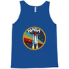 Nasa  Blue White Yellow Color Tank Top