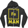 chemical element for iron man Zipper Hoodie