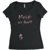 Muggle On Board Floral Women's Triblend Scoop T-shirt
