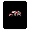 mama bear baby bear floral Mousepad