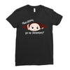 December Peeking Out Baby Boy in Spanish Ladies Fitted T-Shirt