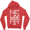 neyma white logo Zipper Hoodie