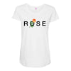 Rose Maternity Scoop Neck T-shirt