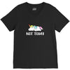 Unicorn Says Not Today V-Neck Tee
