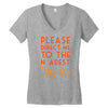 please direct me to the nearest puppies Women's V-Neck T-Shirt