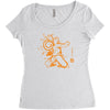 the jinchurik Women's Triblend Scoop T-shirt