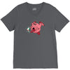 kirbythulhu (no text) V-Neck Tee