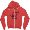 the ghost of disapproval Zipper Hoodie