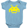 uomo 4 space invaders anni80 vintage videogames Baby Onesie