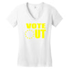 vote out Women's V-Neck T-Shirt