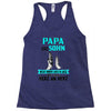 papa und sohn Racerback Tank