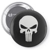 the punisher skull head Pin-back button